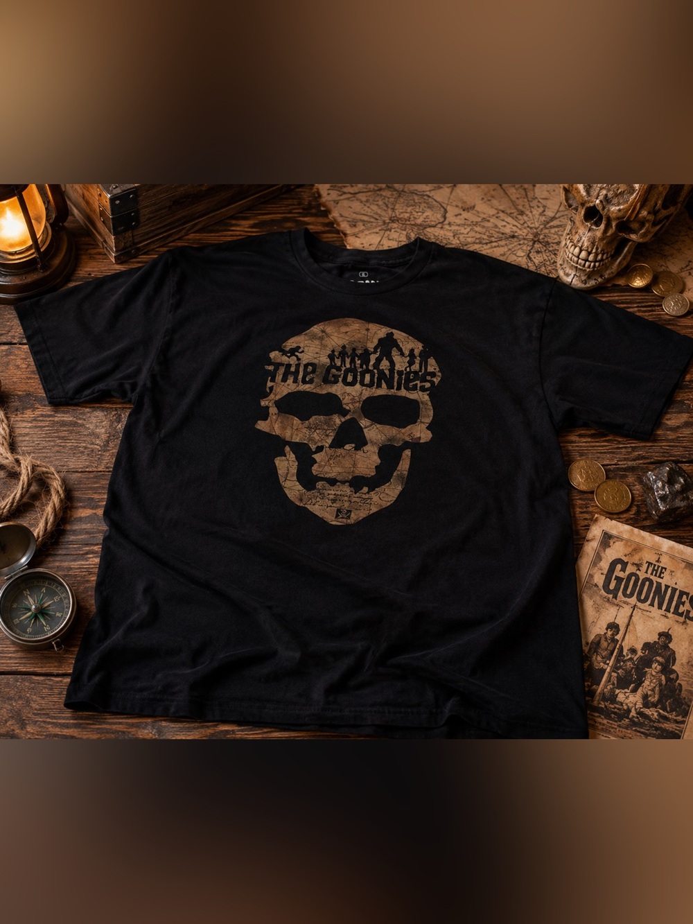 The Goonies Skull Graphic Tee Black Movie Shirt Men’s Size Large